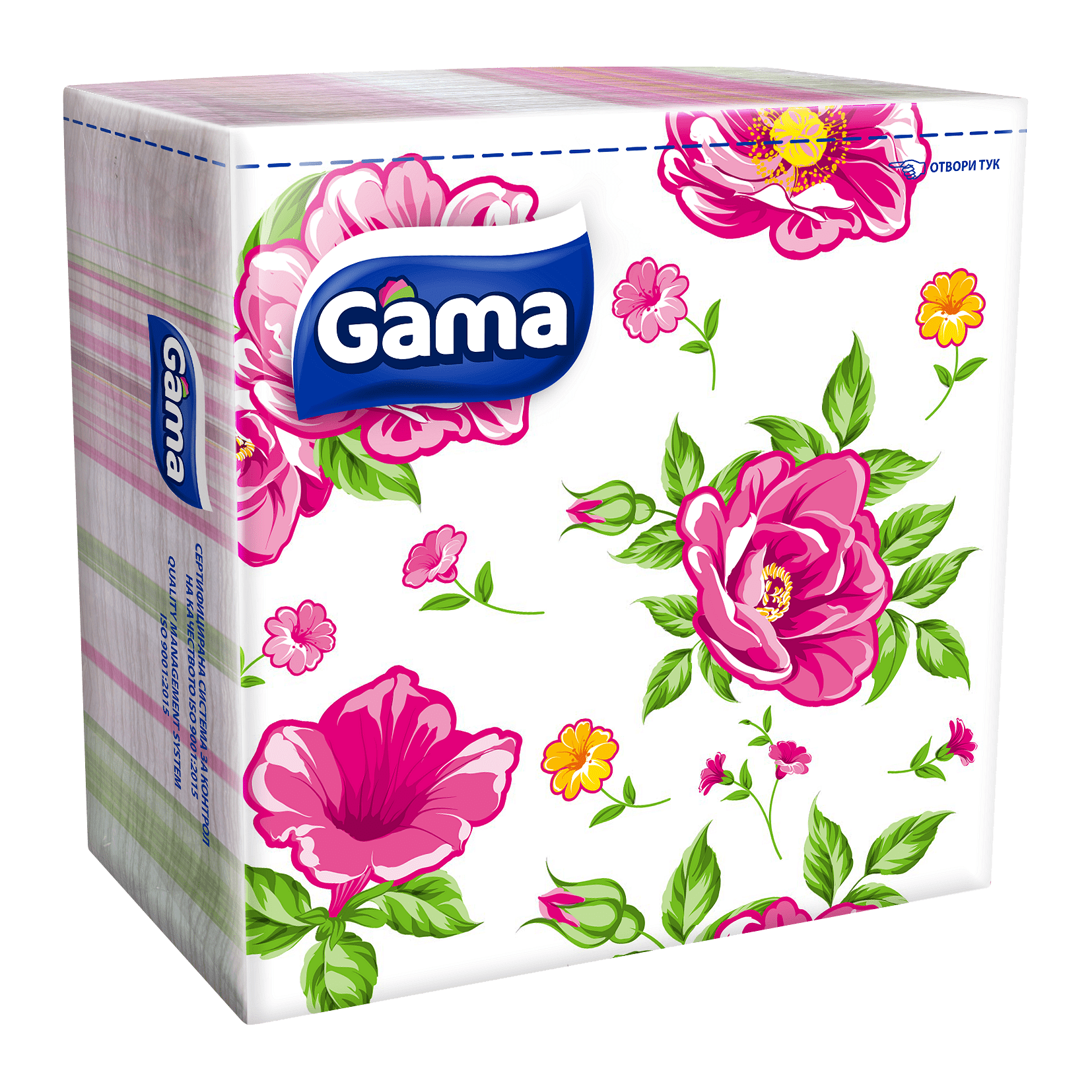 Тоалетна хартия GAMA 100% цел. 3 пл. 30 бр.