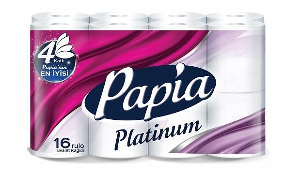 Тоалетна хартия PAPIA Platinum Dolce Vita 100% цел. 4 пл. 16 бр.