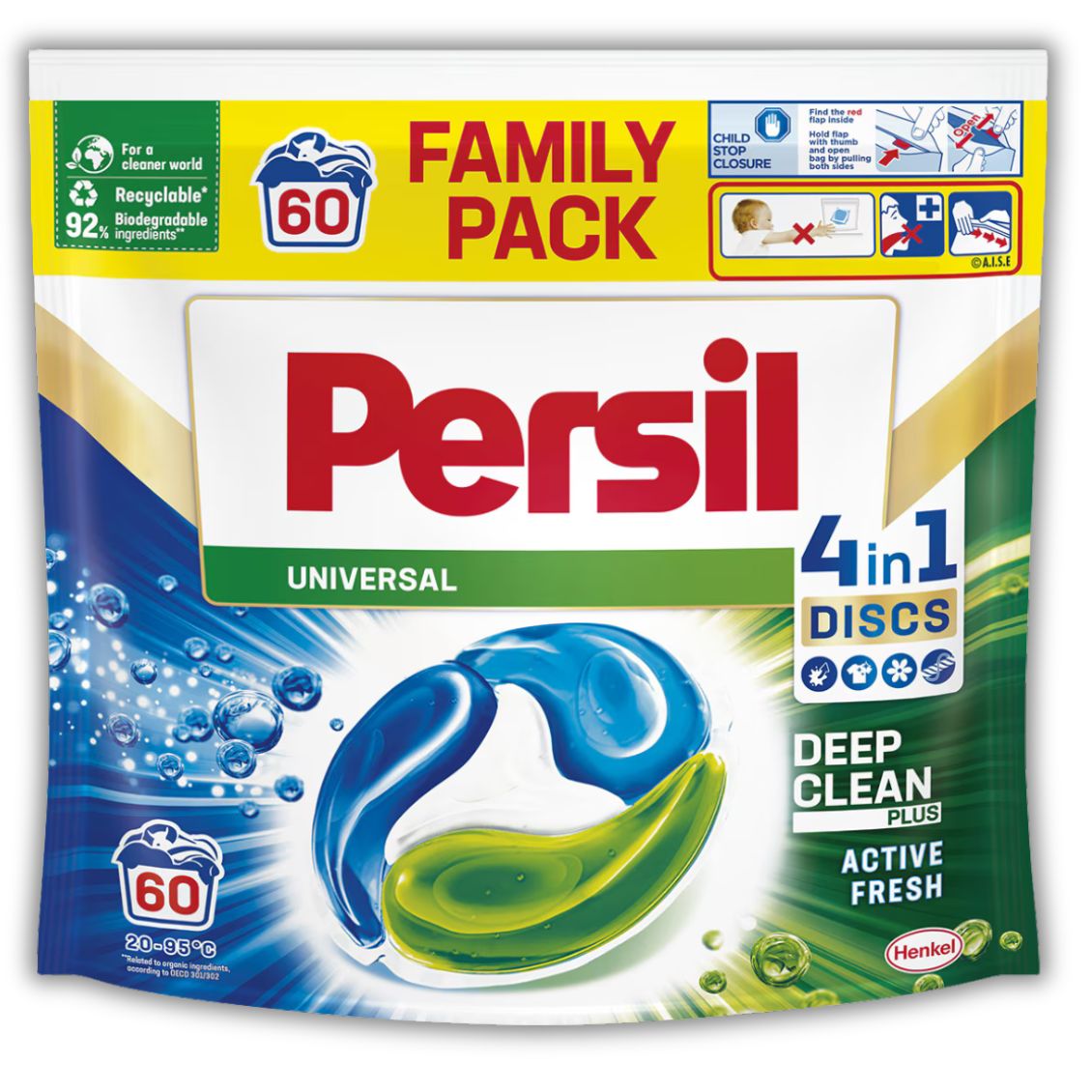 Капсули за пране Persil Universal 4 in 1 – 60 диска