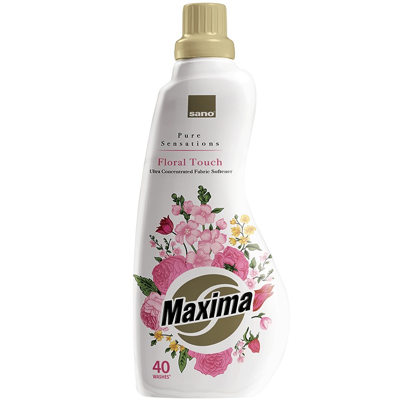 Омекотител Sano Maxima Цветно Докосване Концентрат 1 л , 40 пранета