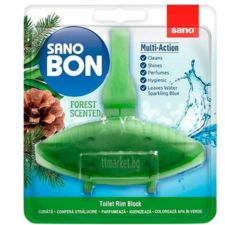 SANO BON ароматизатор за тоалетна чиния, Зелена вода, Зелена гора, 55гр